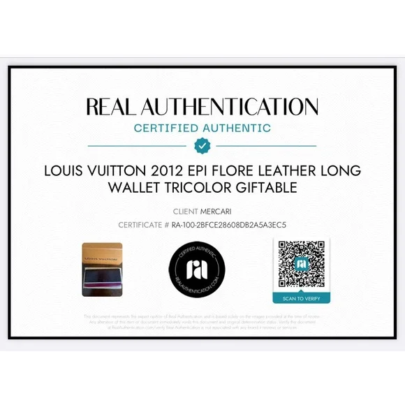 RARE Louis Vuitton EPI Electric TriColor Porte Feuille Flore Leather Wallet EUC - Picture 9 of 16